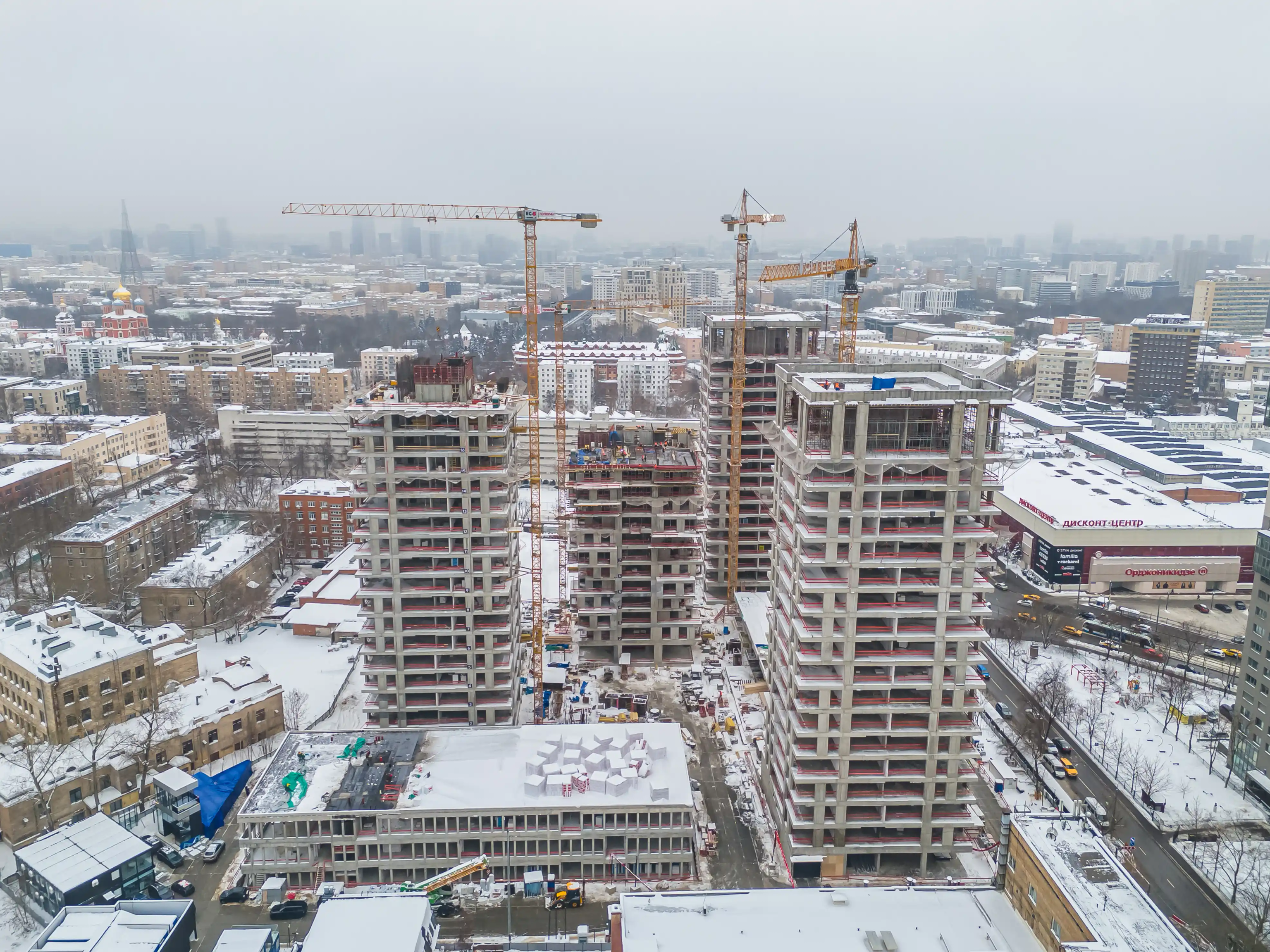Фото строительства Январь 2026