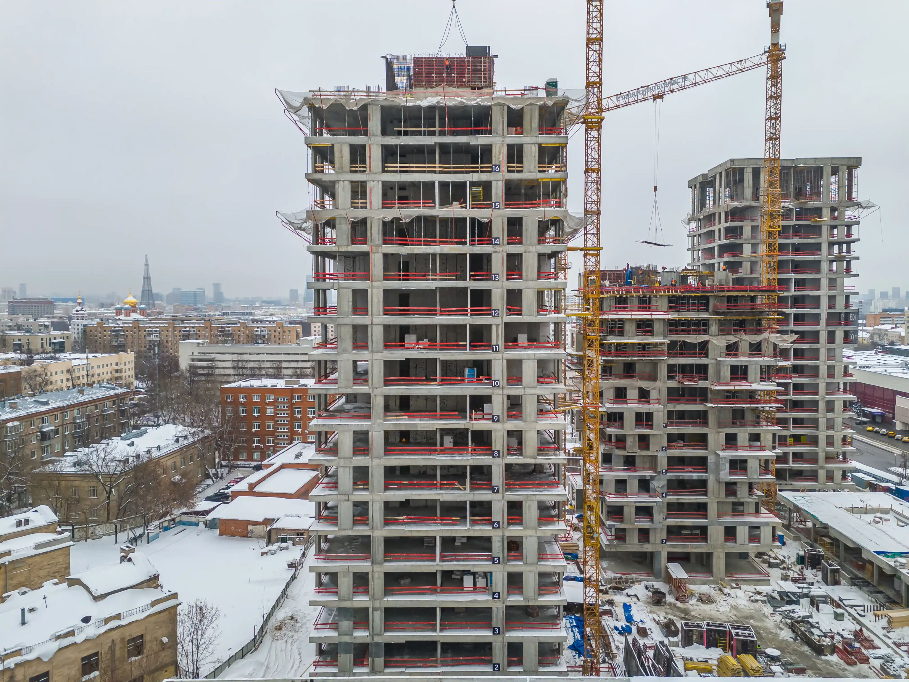 Фото строительства Январь 2026