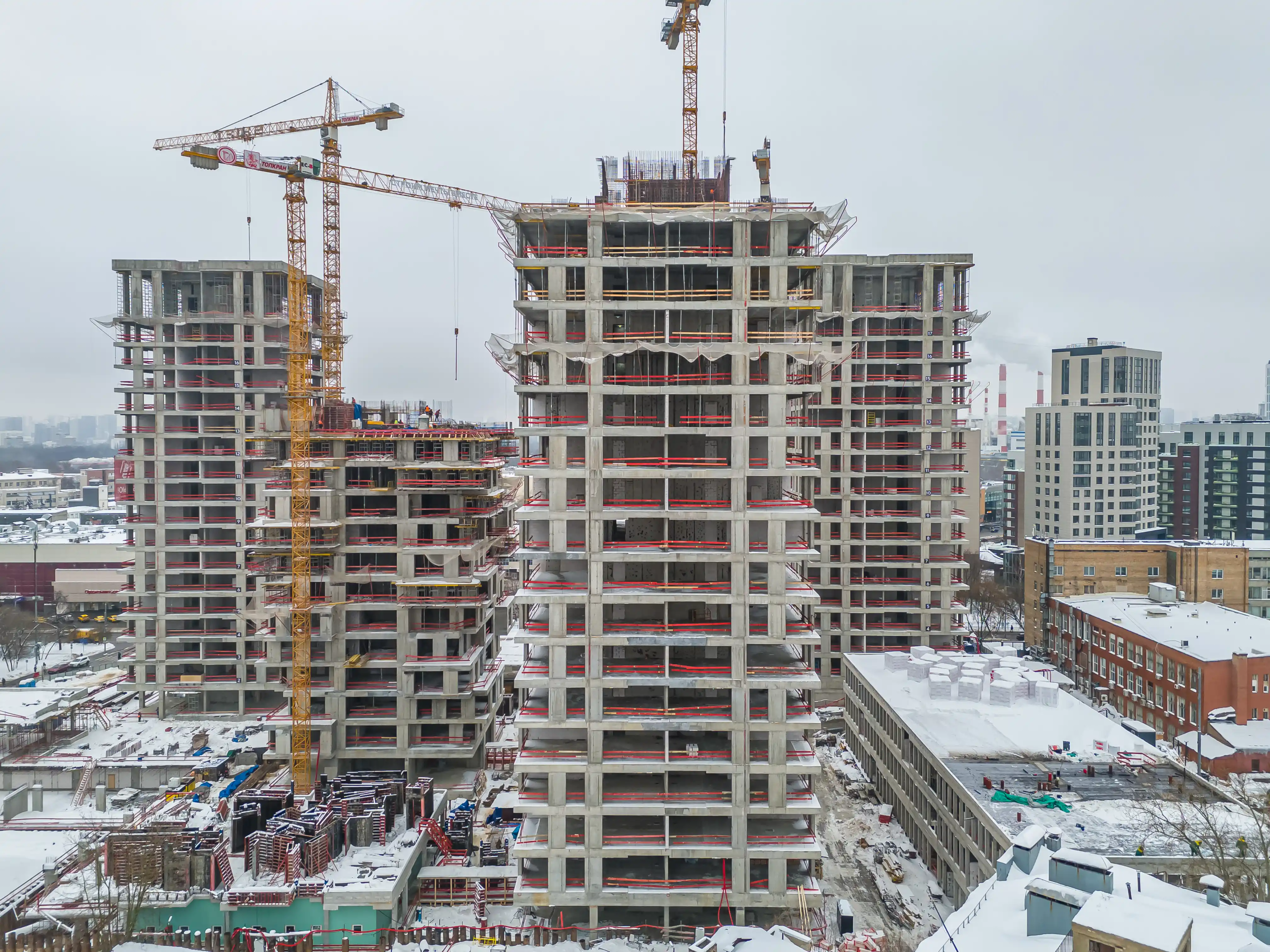 Фото строительства Январь 2026