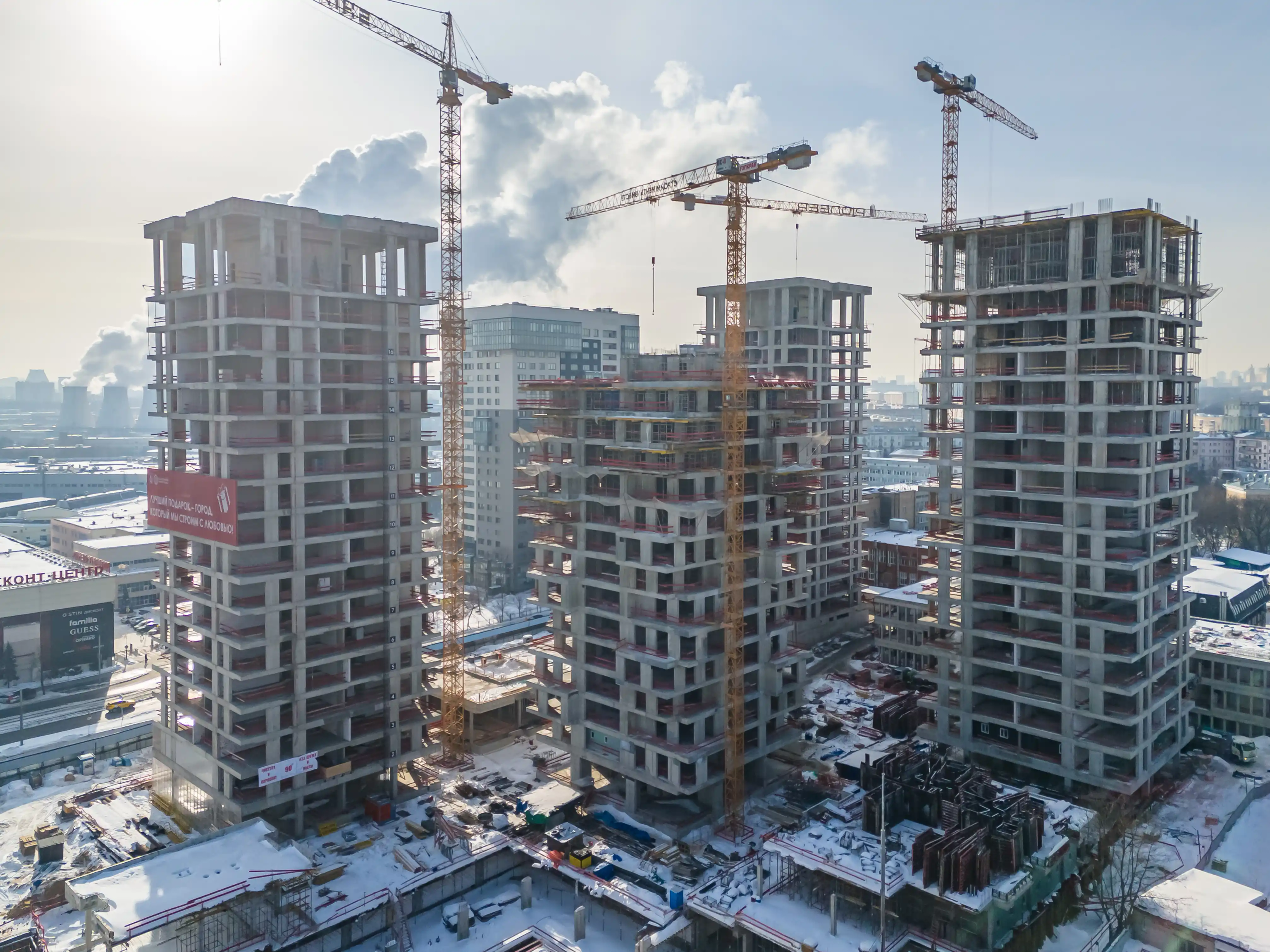 Фото строительства Февраль 2026